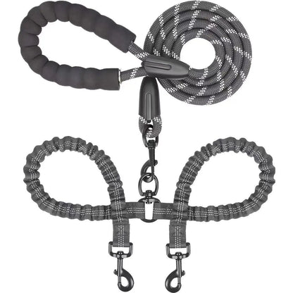 Double dog leashes