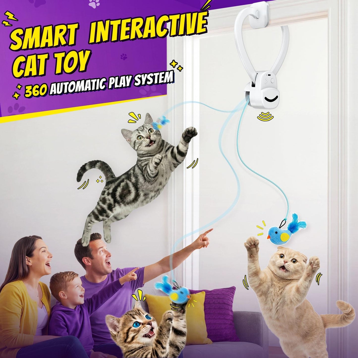 Interactive Cat Toys for Indoor Cats