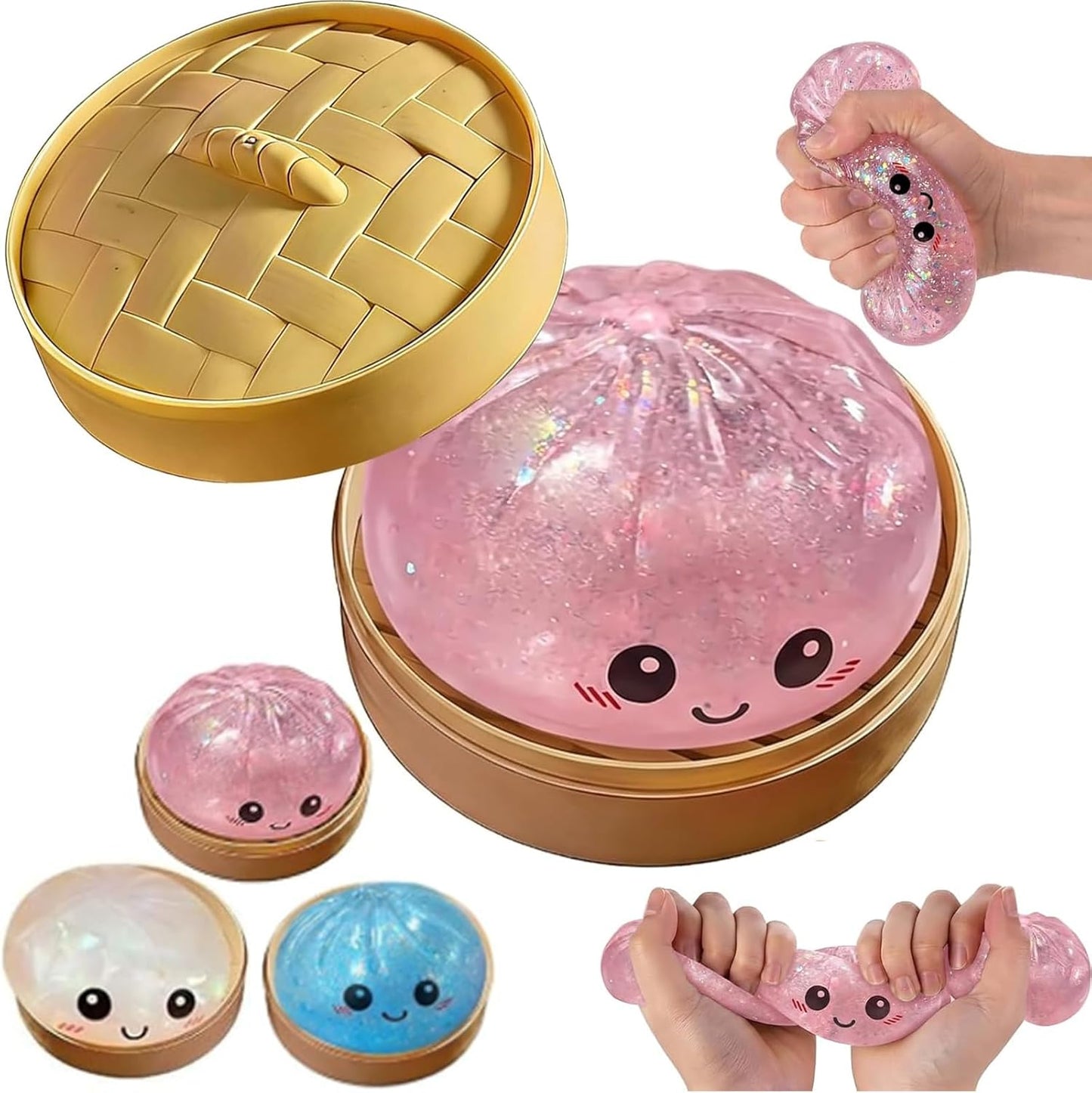 Glitter Dumpling Squishy