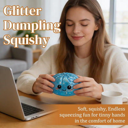 Glitter Dumpling Squishy
